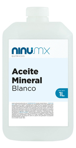 Aceite Mineral 85 Nf Vaselina Liquida Usp Ninu 1 Litro
