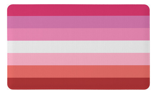 Tapete Para Quarto Bandeiras Lgbt Estampado 60cm X 40cm Cor Lésbica