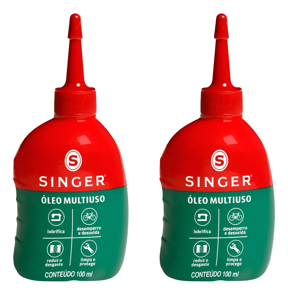 Óleo Lubrificante Multiuso 100ml 2 Unidades Singer