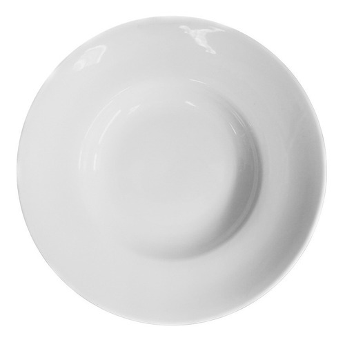 Plato Para Pasta Blanco Porcelana Alta Resitencia 21cm Prinz