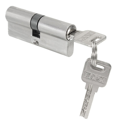 Imagen 5 de 8 de Cilindro Para Cerradura Puerta Blindada 60(30-30)mm Aluminio