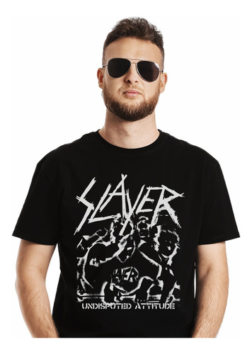 Polera Slayer Undisputed Attitude Metal Impresión Directa