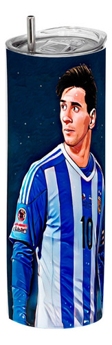 Termo Skinny Café 20 Oz - Lionel Messi Argentina #90