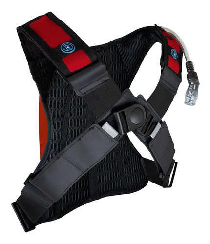 Mochila De Hidratação Asw Tank Lite Incrivelmente Compacta Cor Vermelho