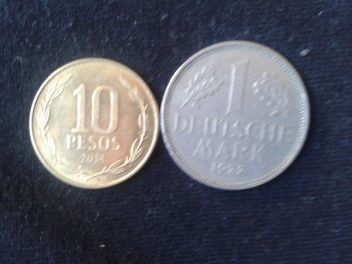 Alemania Federal 1 Mark Níquel 1972 Ceca D