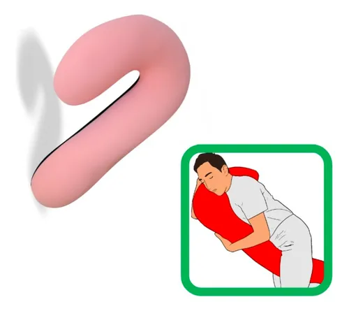 Almohada De Embarazo En Forma De Baston Cuerpo Completo Mixto