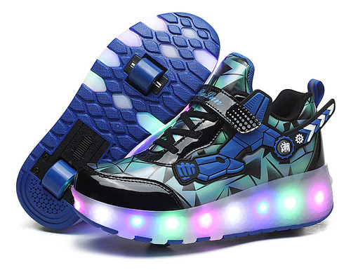 Zapatos Con Luz Led Zapatos Heelys For Niños