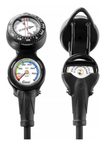 Imagen 3 de 7 de Regulador Buceo Cressi Ac10 Steel Octopus Ellipse Y Consola