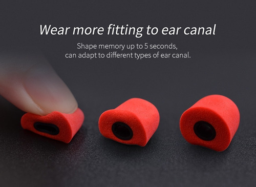 Imagen 5 de 8 de Kz Memory Foam Eartips Almohadillas Audifonos Gomas Puntas