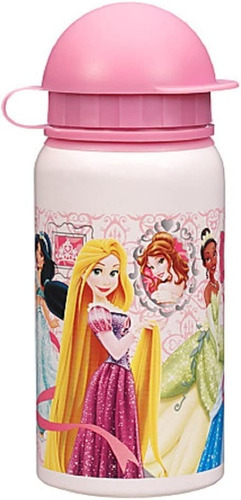 Botella De Agua De Aluminio Disney Princesas C Tapa Y Chupón