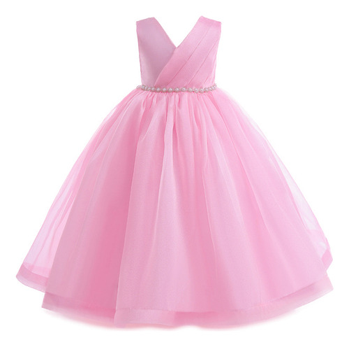 Vestido Tutú Princess Para Niña, Dobladillo Grande, Multicap