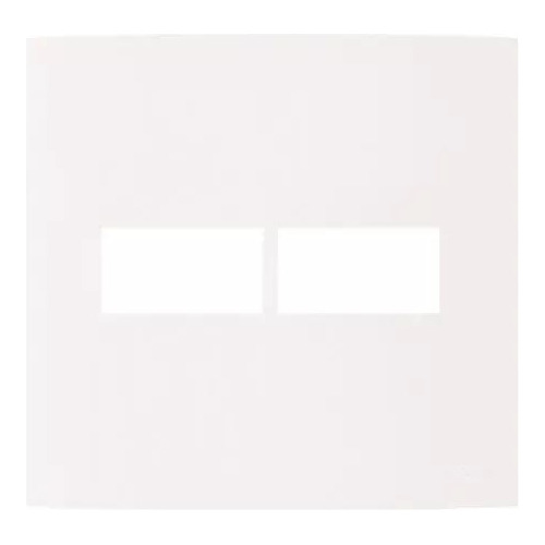 Placa 4x4 P/2 Postos Separados Margirius Cor Branco