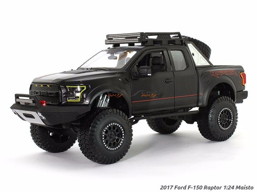 Ford F-150 Raptor 2017 Off-road Kings 1:24 Maisto Preto Fosc