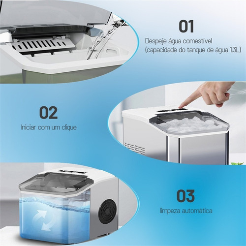 Máquina De Gelo Turbo Ice Premium Compact Voltagem
