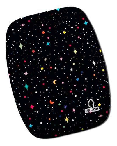 Mouse Pad Ergonomico Espaço Lua Estrelas Infinito