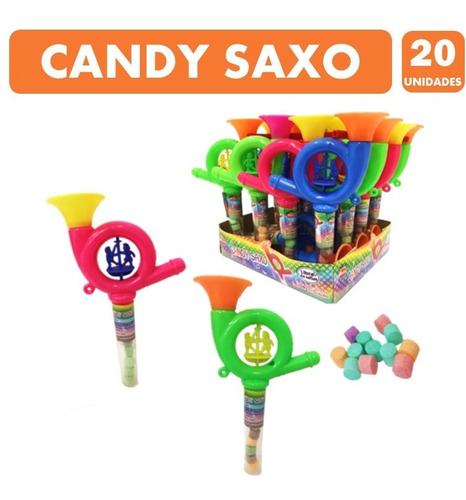 Dulces Candy Saxo Mabú - Libre De Sellos (display De 20 Un).