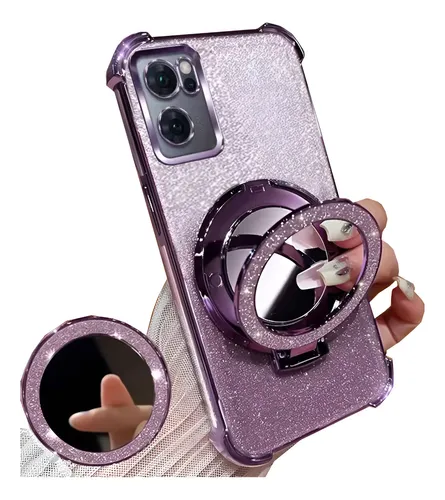 Funda UPLAI Para OPPO Reno13 F Y Reno13 FS – Carcasa Antigolpes Mate Con Anillo Giratorio Y Soporte Magnético, Negra