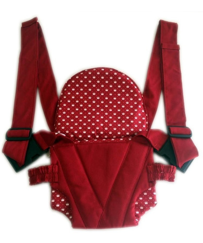 Canguru Baby Jeans Carregador De Bebê Para Passeio Conforto Cor Vermelho