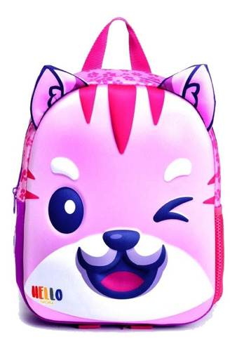 Mochila Gato Jardin Termoformada  Escolar 28865 Maple