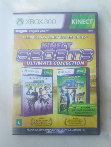 Jogo Xbox 360: Kinect Sports Ultimate Collection / 02 Discos
