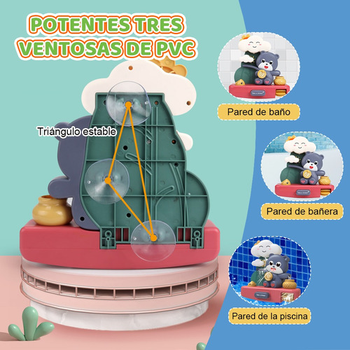 Juguetes Juego De Oso Acuático Baño Para Bebé Juego De 3pz