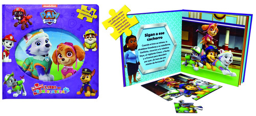 Mi Primer Libro De Rompecabezas: Nick Paw Patrol, de Palluci, Eliana. Serie Mi Primer Libro De Rompecabezas: Disney Jr Puppy Dog Pals Editorial Phidal, tapa dura en español, 2020