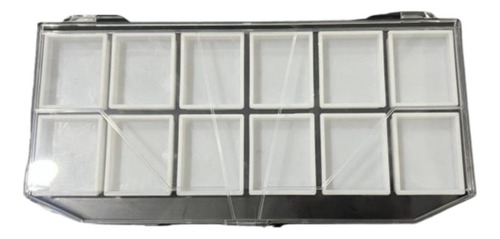 Caja De Paleta De Acuarela VacĂa De 12 Rejillas, Caja De ,
