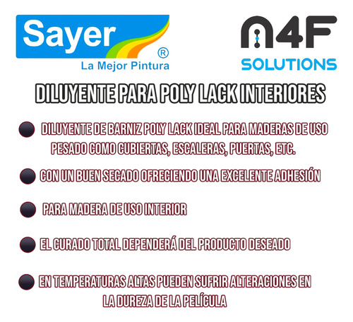 Dilucion Para Poly Lack 2 Litros Ud-0700