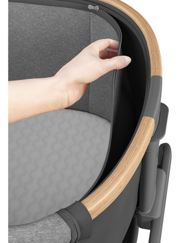 Imagen 6 de 8 de Cuna Colecho Lora Essential Graphite Maxi Cosi