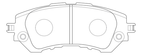 Pastillas De Freno Delanteras Toyota Yaris 2014 - 2019