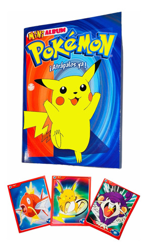 Mini Álbum Pokémon Con Todas Sus Láminas A Pegar