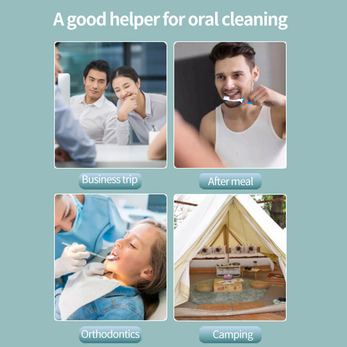 Mini Cepillo De Dientes De Viaje, Cepillo Dental Pequeño, Po