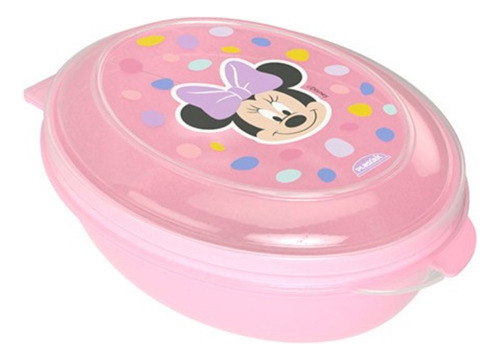 Saboneteira 180 Ml Rosa Azul Decorada Bebê Plasútil Cor Minnie Baby