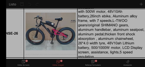 Bicicleta Electrica New Speed