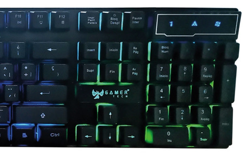 Imagen 2 de 3 de Combo Gamer Retroiluminado Teclado Y Mouse Gt300c