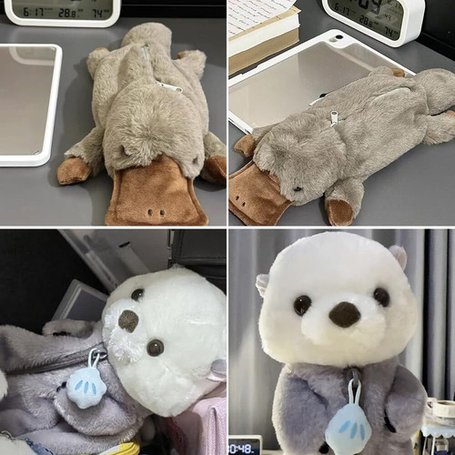 Estuche De Peluche Con Forma De Nutria