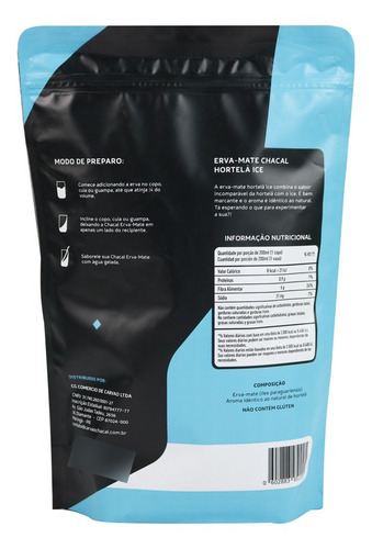 Imagem 2 de 2 de Erva Mate Premium Chacal - Hortelã Ice