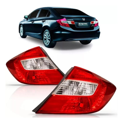 Lanterna New Civic 2012 2013 2014 Nova Par