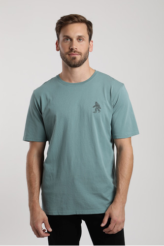 Polera Manga Corta Hombre Yeti Verde Froens