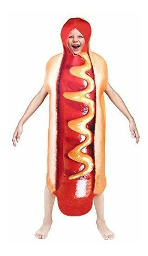 Traje De Perro Caliente Para Niños Disfraz De Hotdog D...