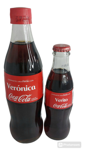 Botellas Coca Cola Promoción Con Nombre Verónica, Verito (Usado)
