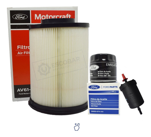 Kit 3 Filtros Aceite + Aire + Combust Ford Focus 1.6 - 2.0
