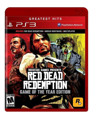 Red Dead Redemption Game Of The Year Ps3 Mídia Física Novo