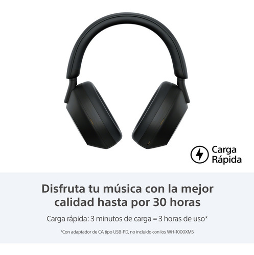 Imagen 2 de 5 de Audífonos Inalámbricos Con Noise Cancelling Wh-1000xm5
