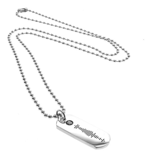 Imagen 2 de 6 de Collar Conjunto Spotify Regalá Dedicá Canciones Música