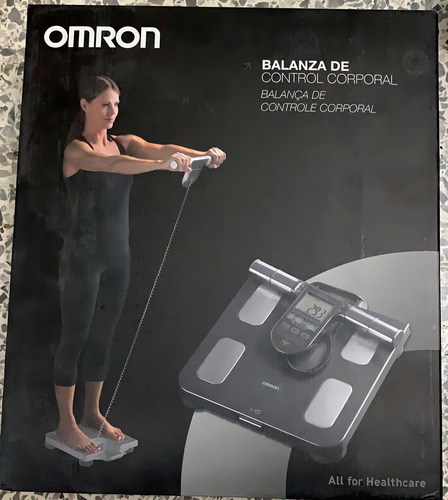 Omron Balanza control HBF-514C Báscula digital color negro hasta 150kg