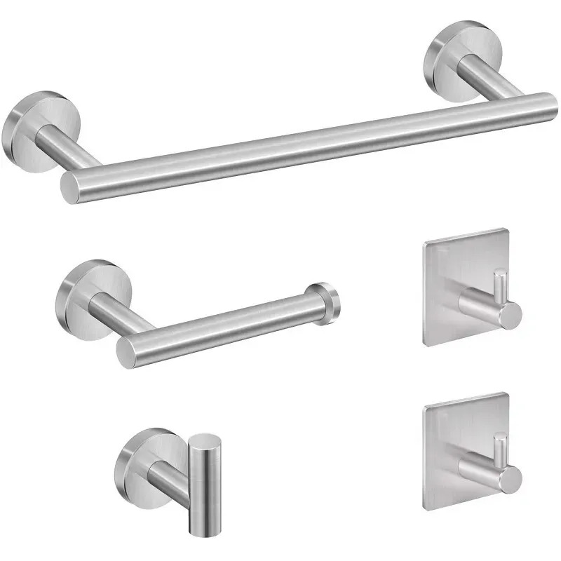 Kit Acessórios Banheiro Fluvcasa Cabide Toalheiros 5 Peças…