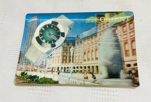 Antiguo Calendario De Bolsillo Del Año 1973 - Relojes Orient (Usado)
