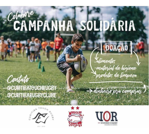 Ação Social Curitiba Rugby - Vor - Apoio Fitmall