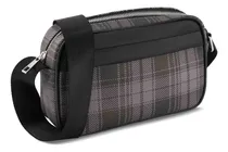Comprar Bolsa Cruzada Ferrato Para Hombre Con Estampado Negro